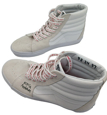Vans Trainers A Tribe Called Quest Herren Sk8-Hi Sneaker Weiß Größe 11 EU 46 US 12