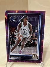 2025 Panini Donruss WNBA - Diamond Miller #17 Purple Laser 95/99 Lynx