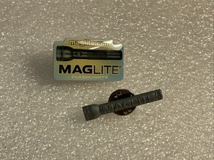 Lot Of 2 Maglite Lapel Pins