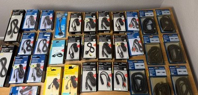 Posten: 33× Kabel & Adapter   NEU & OVP   Vivanco u. a.