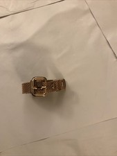 Vintage Metal Goldtone Mesh Belt Length 30-34"