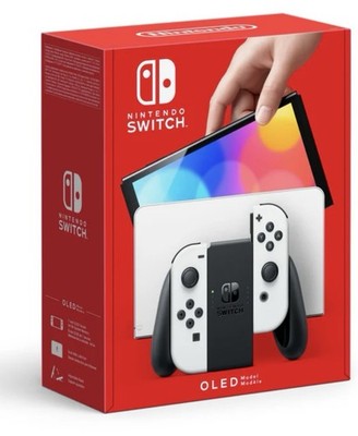 Nintendo Switch OLED-Modell 64GB Weiß Inkl. Super Mario Bros. U Deluxe