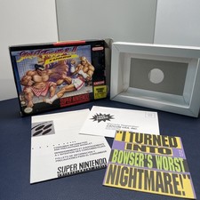Super Nintendo SNES Street Fighter II BOX AND INSERTS ONLY, No Game Or Manual