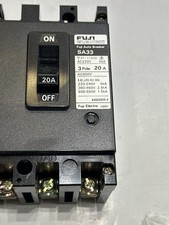 Fuji Electric SA33 3-Pole Circuit Breaker   20A   AC220V / AC600V