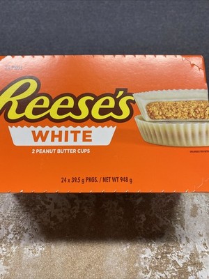 Reese's White Peanut Butter Cups, 1.39 oz Each (Pack of 24)