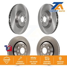 Front Rear Disc Brake Rotors Kit For Volkswagen Audi GTI Q3 Golf R Arteon S3 A3