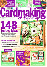 Cardmaking  Papercraft Magazine Issue 176 Christmas 2017 Magazine Only