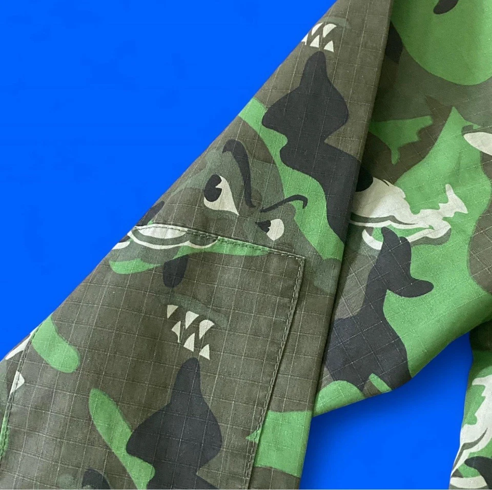 Camisa abotonada camuflada rara 2XL Lifted Research Group para hombre Foto 3 de 4