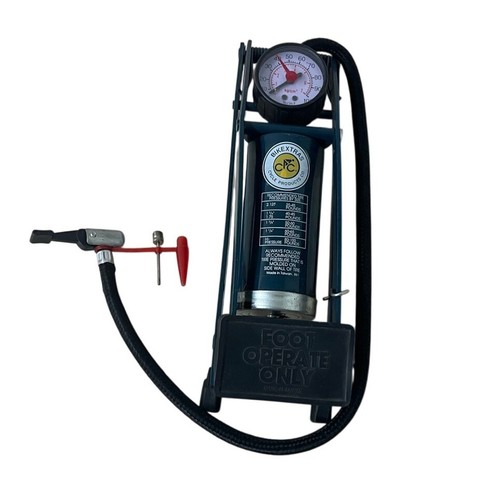 Bikextras Foot Air Pump w Gauge 100 PSI
