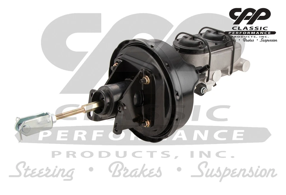 Chevrolet Camaro Pontiac Firebird 1967 a 1969 8" kit de refuerzo de freno eléctrico negro Foto 4 de 4