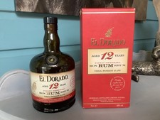 El Dorado 12 Jahre Rum - LEERE Flasche und Karton - 70 cl