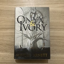 SIGNED, SPRAYED EDGES Onyx & Ivory by Arnett
