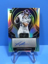 2025 Select Football Xavier Restrepo Rookie Autograph Silver Prizm Titans