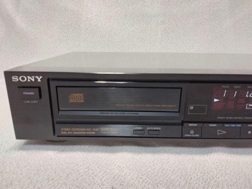 SONY CDP-770 Compact Disc Player CD player/deck Black from Japan Used Vintage - Picture 3 of 20