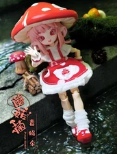 Pre-Sale Mogo Bloom Amanita Miscaria Mushroom 5.5In Bjd Dressable Action Figure