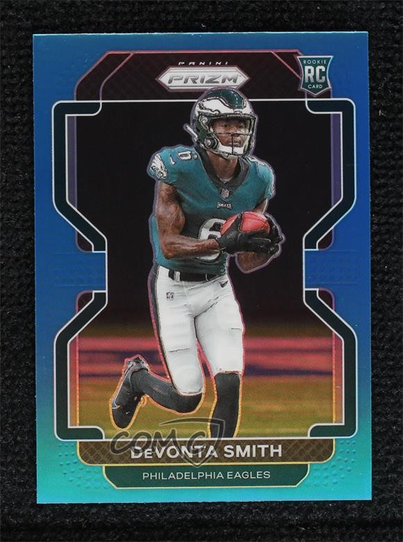 2021 Panini Prizm Rookie Light Blue Prizm DeVonta Smith #335 0f6e