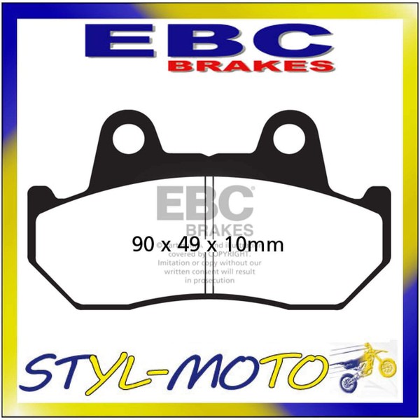 FA069 BeläGe Organisch Aramid Hinten EBC Honda CX 650 T Turbo 1983-image