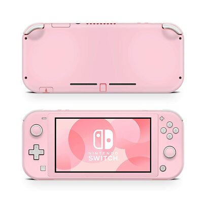 Nintendo Switch Lite Skin Decal Sticker Love Pink Rose Pastel