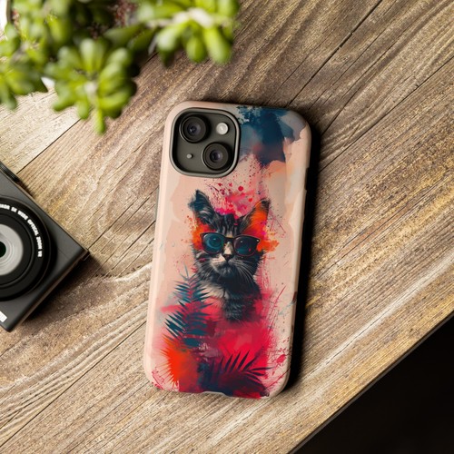 Cool Cat Sunglasses Phone Case for iPhone, Samsung Galaxy, Pixel - 第 22/175 張圖片