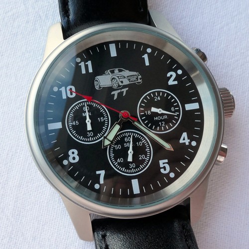 Audi Quattro TT Cabrio Car Accessory Motorsport Racing Design Chronograph Watch - Picture 3 of 24