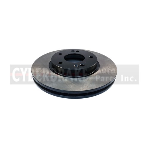Par de 2 rotores delanteros premium negros E-Coat para Hyundai Tiburon 03-08 - Imagen 8 de 9
