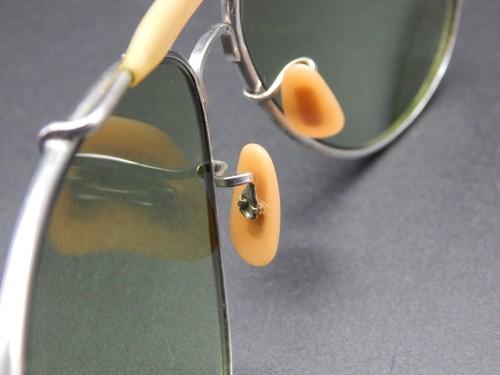 Pre Ray-Ban USA Vintage Aviator WWII Bausch & Lomb Army Navy Sunglasses - Picture 10 of 14
