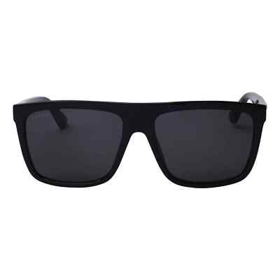 GUCCI / サングラス/--/BLK/BLK/メンズ/GG0748S GUCCI GG0748S 001 Black Grey Lens Square Men Sunglasses Authentic