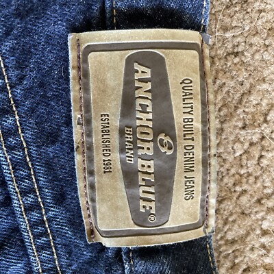 Vintage Men's Anchor Blue Jeans Beyond Baggy Size 32x30 | eBay