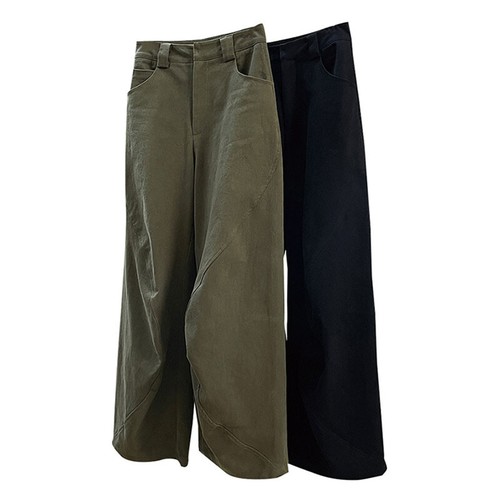 Pantalones cargo Pantalones Cintura alta Rectos Pierna ancha Hip Hop Informales Sueltos Mujeres - Imagen 14 de 21
