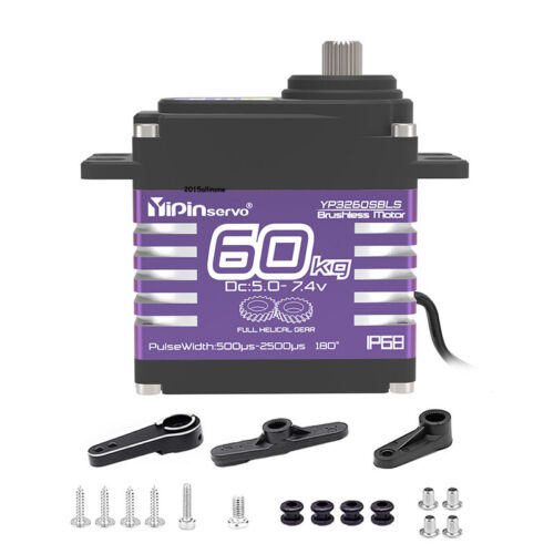 35kg/40kg/55kg/60kg/70kg Waterproof Servo For 1:8 1:10 TRX6 Scx10 RC Crawler - Picture 11 of 36