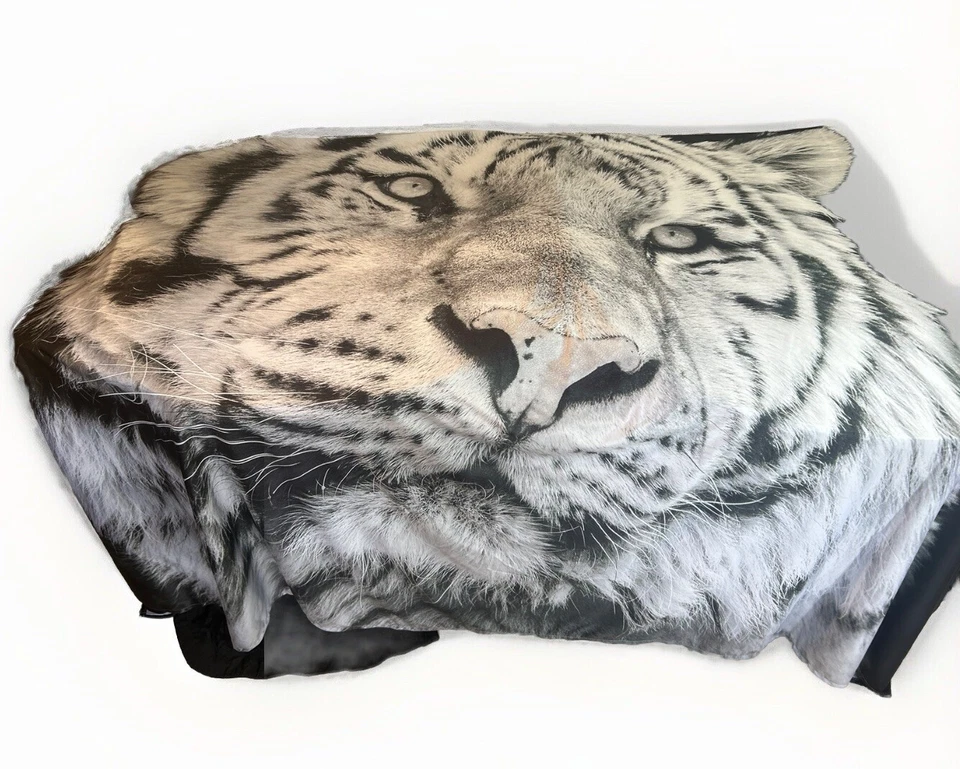 "Telón de fondo fotográfico de fondo blanco y negro animal leopardo de las nieves 90""x60""" Foto 2 de 3