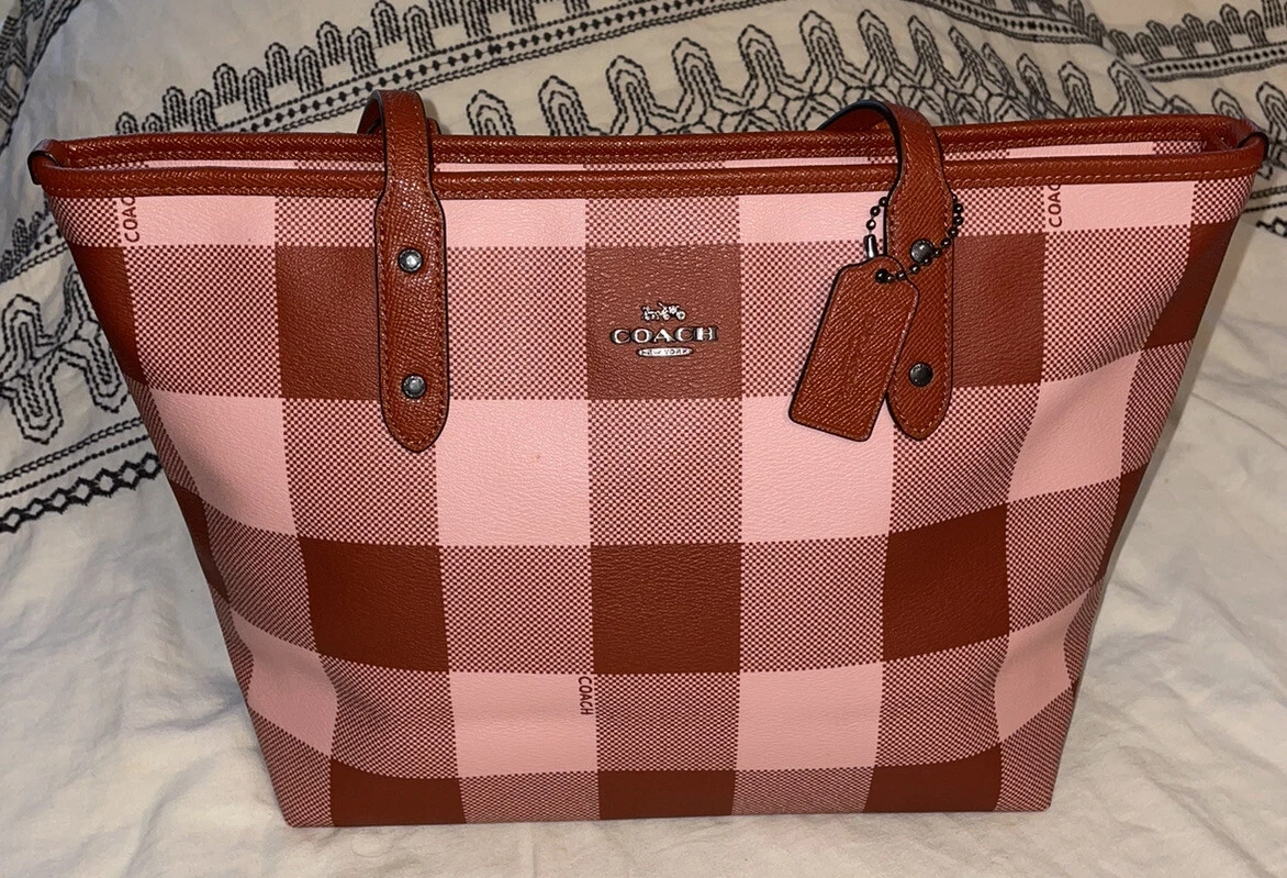 Buffalo plaid hotsell coach purse