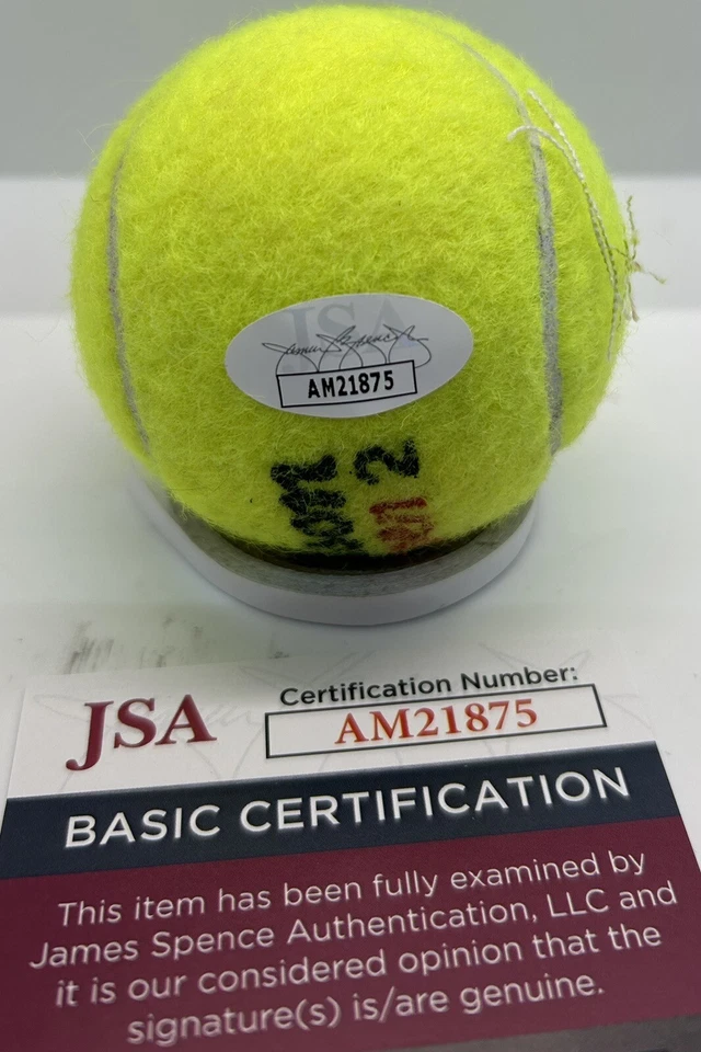 Pelota de tenis Venus Williams firmada partido usada W&S Open Cincinnati certificado de autenticidad JSA Foto 3 de 4