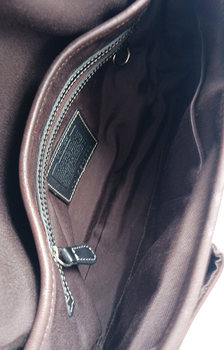 Coach 3653 Vintage Soho Chocolate Brown Leather Shoulder Bag
