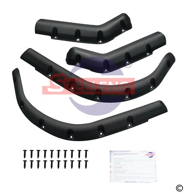 Golf Cart Standard Fender Flares Front and Rear for EZGO TXT Model(Set of 4pcs)
