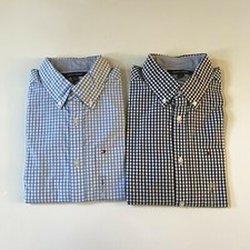 NWT Tommy Hilfiger Men's Check Classic Fit Long Sleeve Button Down Shirt All Siz