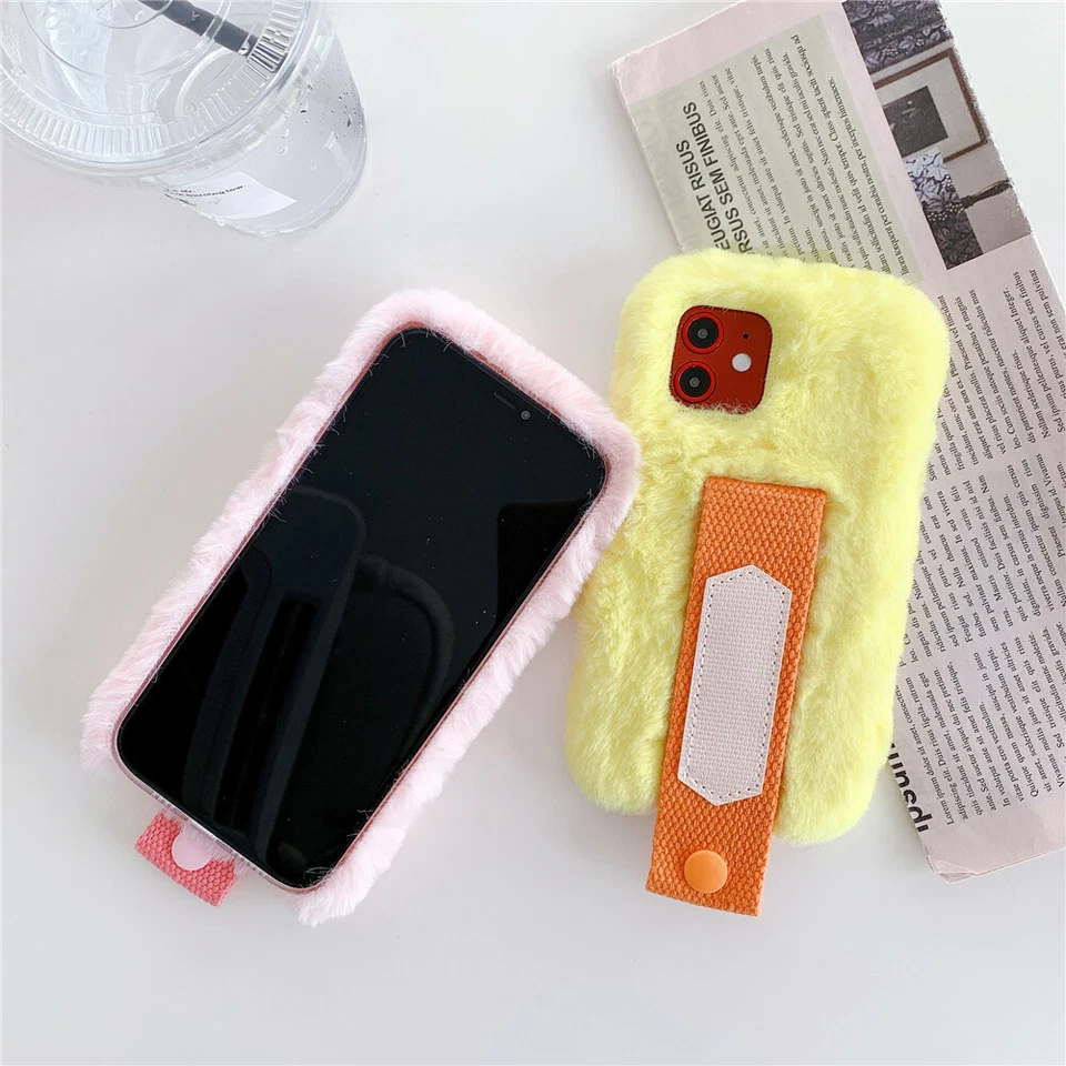Phone Case for iPhone 12 11 Pro Max X XS Max XR 8 7 Plus Soft Cover Wrist Strap - Image 3 of 4