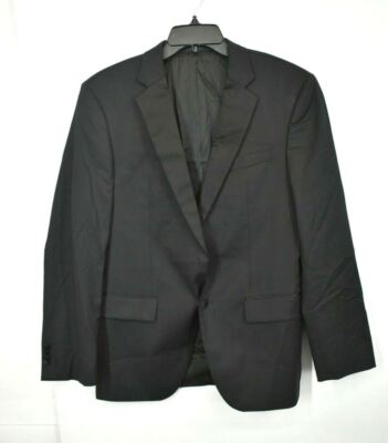 Hugo Boss Men's Black Solid Slim-Fit Trabaldo Togna 1840 Wool