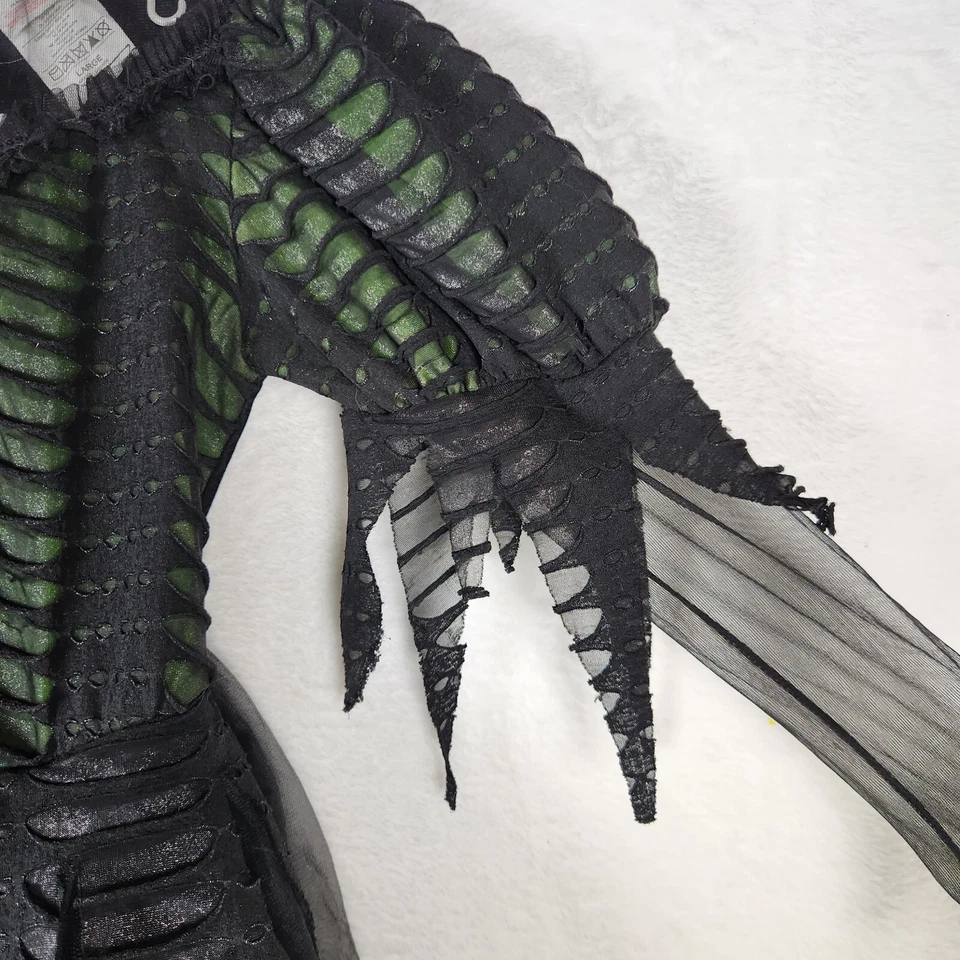 Rubies Witch Costume Black And Green Dress Youth Size Large - Image 2 of 4