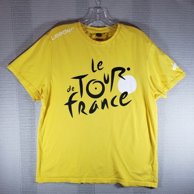 Yellow Graphic Leader T Shirt Mens Sz 