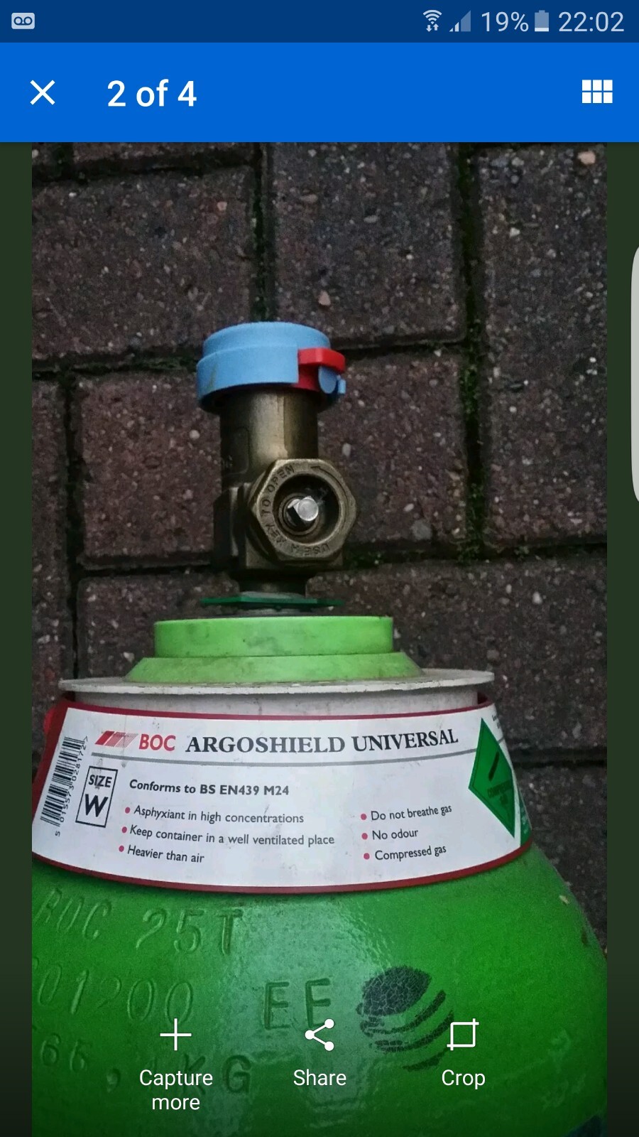 argon universal mig gas bottle eBay