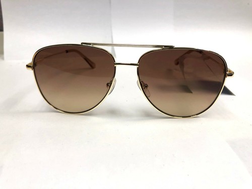 NWT Calvin Klein Unisex Sunglasses CK19133S 716 Gold/Brown - Picture 3 of 7