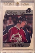 2002-03 Upper Deck Memorable Seasons Hockey #230 Peter Forsberg
