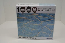 Funwares Buncha Masks 1000 Piece Jigsaw Puzzle 27" x 19" Sealed In Box New!