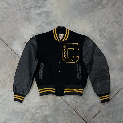 60s Letterman Jacket 50〜60's CAMPUS OUTERWEAR Vintage 50s 60s