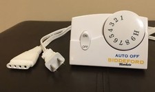 white BIDDEFORD TC11BA Electric Blanket remote wired Controller wall plug dial