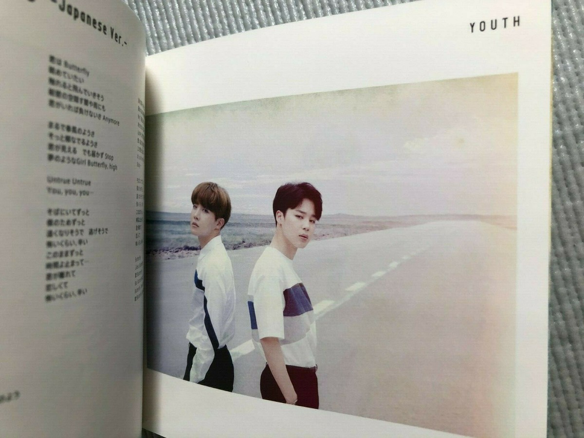 BTS Japanese Ver. Album YOUTH CD with Photo booklet Jacket | eBay