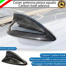 COVER ANTENNA PINNA SQUALO CARBON LOOK PER BMW SERIE 3 E92 ADESIVA CARBONIO