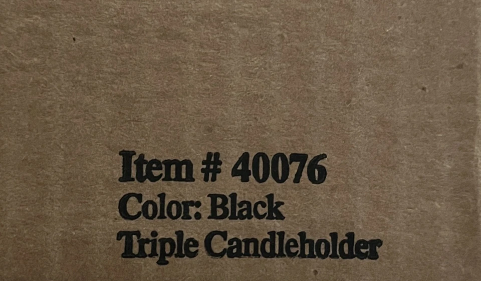 Candelabro triple Southern Living at Home Red Mountain Iron 18" negro Foto 4 de 4