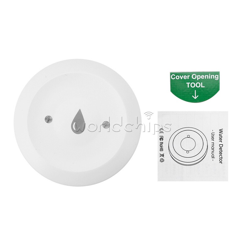 Tuya Zigbee Flood Sensor Smart APP Remote Monitoring Water Leakage Detector DIY